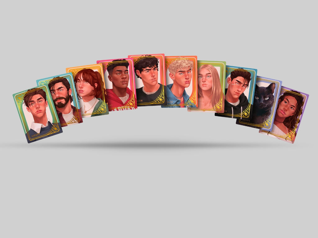 Cartes personnages - lot